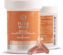 פלורה Vita C Probiotic & Antioxidant, Liposomal Pureway C, Immune Support, Collagen Booster Plus Digestive & Got Support for Women & Men - Lactobacillus ו- 12 Probioticed Probiotics - 30 יום אספקת מזון פלוס העיכול & Gut תמיכה לנשים & Men - Lactobacillus ו 12 Probioticed Probiotics - 30 יום אספקת אספקה