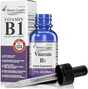 ויטמין B1 Thiamine נוזל טיפות - המיוצר בארה"ב - כוח גבוה טבעי גבוה עוצמה מהירה תמין B1 תוספת לגברים, נשים וילדים - פורמולה טבעונית - גודל בולק זמין גם כן