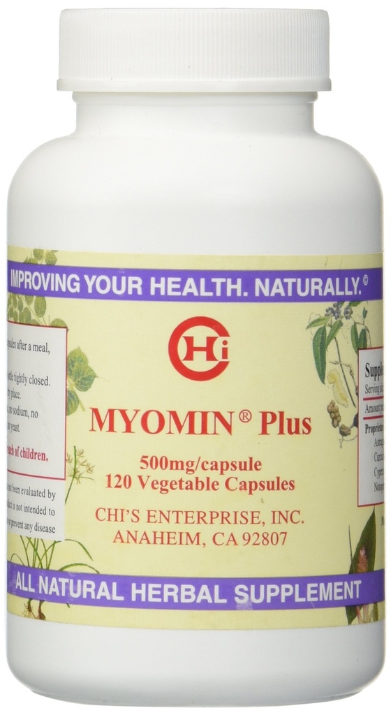 Chi's Enterprise Myomin Plus כמוסות, 500 מ"ג, 120 קפסולות