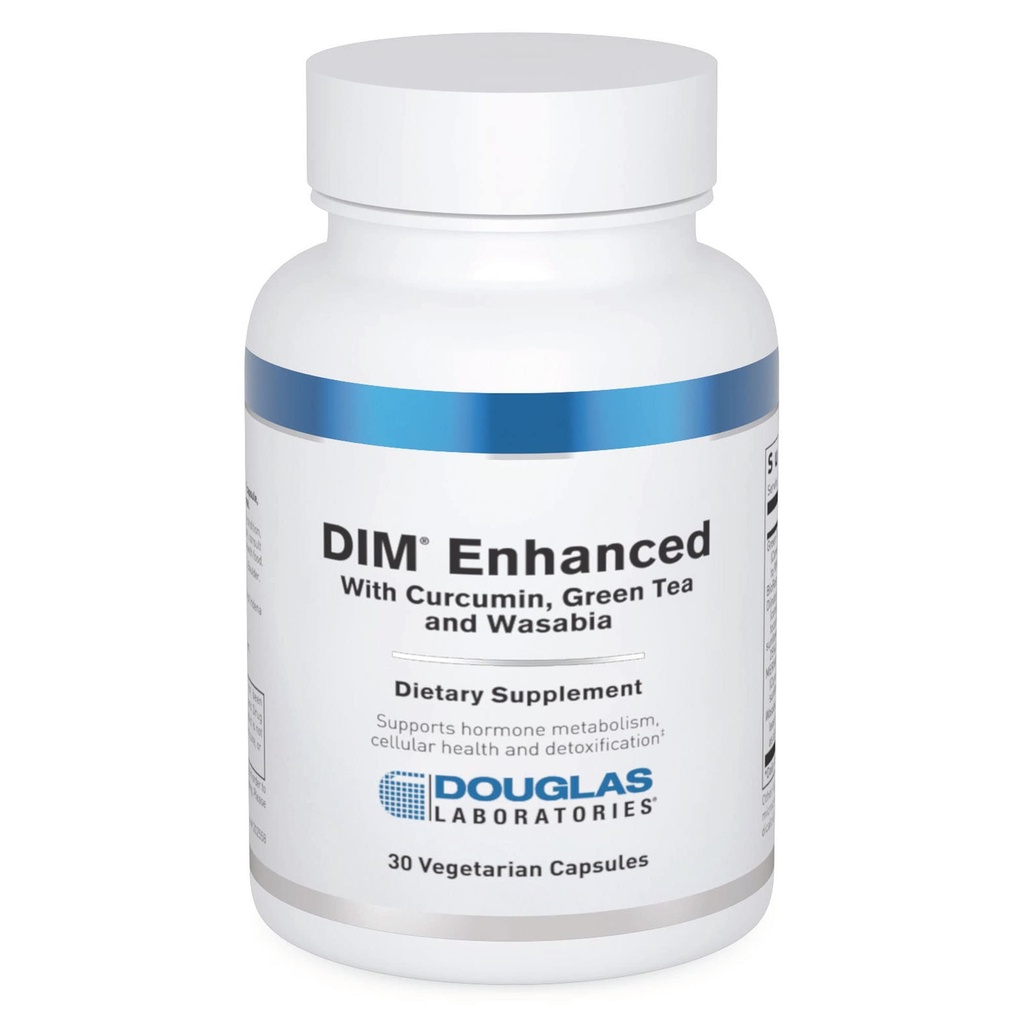 דאגלס מעבדות DIM Enhanced - תומך בהורמון, בריאות סלולרית ו Detox* - עם Antioxidants, ייצור תה ירוק ו Wasabia - 30 קפסולות צמחוניות
