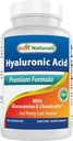 Best Naturals Hyaluronic Acid 100 מ"ג 60 קפסולות - תמיכה מפרקים בריאים ועור נעורים
