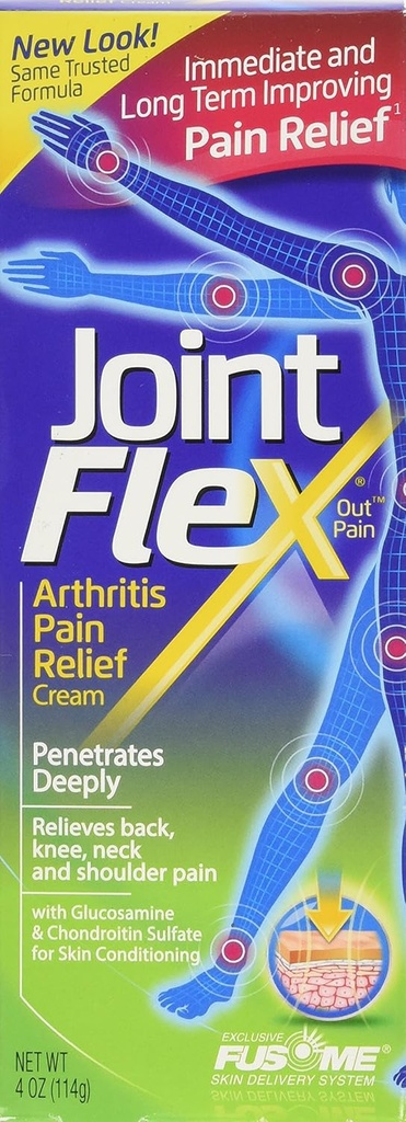 ראשי תיבות של JointFlex Pain Relieving Cream 4 oz