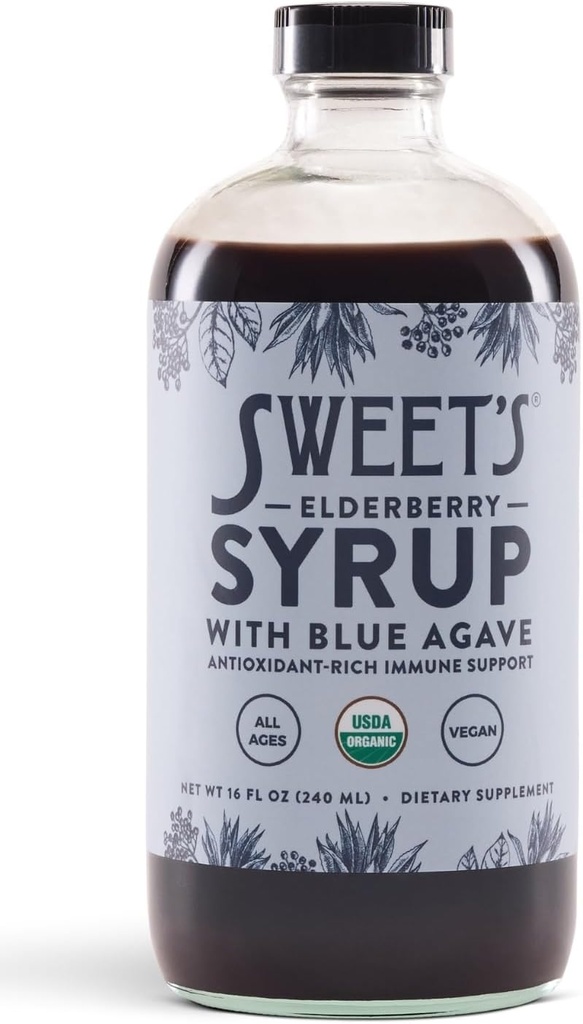 Elderberry Syrup with Blue Agave | Immune Support
