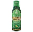 Premium נוזל Calcium Magnesium תוסף: מקדם עצמות חזקות ושיניים בריאות | ויטמין נוזלי טבעי w /Calcium, Magnesium Citrate, Boron & ויטמין D3 | 98% מקס Absorption | 16oz, 32  המשרתים, 32 מנדט