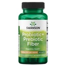 Swanson Prebiotic + Probiotic סיבים - תוספת טבעית לקידום מערכת העיכול ו- Immune Health Support - איידס סדירות & GI Tract Health - (60 קפסולות, 500 מיליון CFU כל)