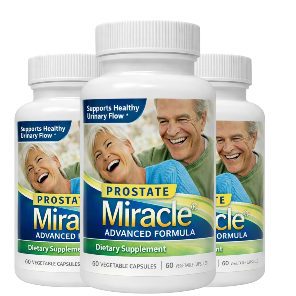 3 חבילות Prostate Miracle Advanced Formula