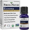 כוחות של טבע אקזמה שליטה, רגיש, יבש ו- Itchy Skin Relief, Steroid-Free Skin Care for Flare-Ups, Eczema Treatment for Adults, Organic Homeopathic, Fast-Acting, 11 מ"ל (0.37 fl oz)