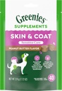 Greenies Sensitive Care Skin ו-Abbet תוסף לכלבים עם שמן דגים עבור כלב פורמולה חינם לכלבים, Peanut Butter Flavor, 40-Count Soft Chews