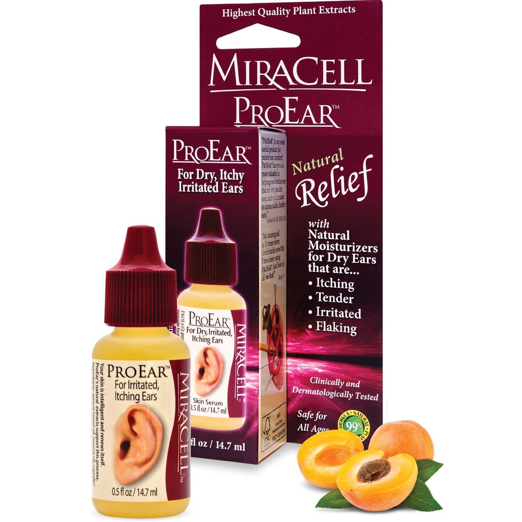 Miracell ProEar, אוזניים טיפות עבור אוזניים אישי, אוזניים Wax Softener, Clogged אוזניים, אוזניים יבש, עבור תינוקות מבוגרים. 0.5oz