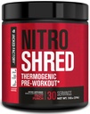 Jacked Factory NITROSURGE Shred Pre Workout תוסף - אנרגיה Booster, מקבלי כוח מיידי, Sharp Focus, Powerful Pumps - Nitric Oxide Booster & PreWorkout אבקת - 30Sv, פירות