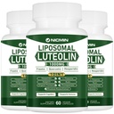 1000MG Liposomal Luteolin, Absorption המקסימלית, Potent Luteolin תוספת 180 קפסולות