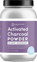 Ultra FINE קוקוס הפעיל אבקת Charcoal - יישומים קולינריים וקוסמוטיים, Velvety Smooth Texture for Smoothies, Ice Creams, Pastries, Soaps, Ultra Fine for a Soft, No Grit!