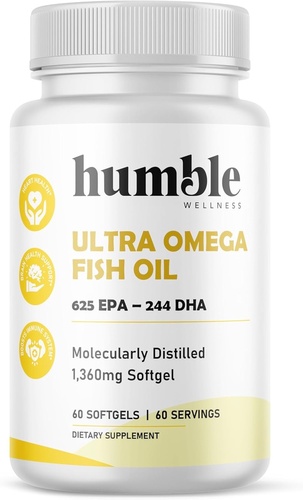 Humble Ultra אומגה - תוספת גבוהה של שמן דגים
