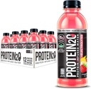 חלבון2o + אלקטרוליטים, חלבון Calorie נמוך Infused Water, 15g Whey חלבון Isolate, Strawberry בננה, 16.91 fl oz (חבילה של 12)