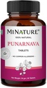 Punarnava Tablets על ידי mi Nature: 90 טבליות, 1000 מ"ג '45 ימים אספקה ; טבליות צמחיים; טבעוני | Boerhaavia diffusa