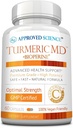 מוסמך מדע Turmeric MD - עם bioPerine ו- 95% סטנדרטי Turmeric Curcuminoids - 60 קפסולות (1 חודש אספקה)