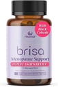 מונראר Brisa Menopause Support - Hormonal Balance for Women with Milk Thistle, Vitex, Black Cohosh and Rhubarb. הפחתת הפלאשים החמים, Boosts Energy, Liver Detox - 30 יום אספקה (60 קפסולות)