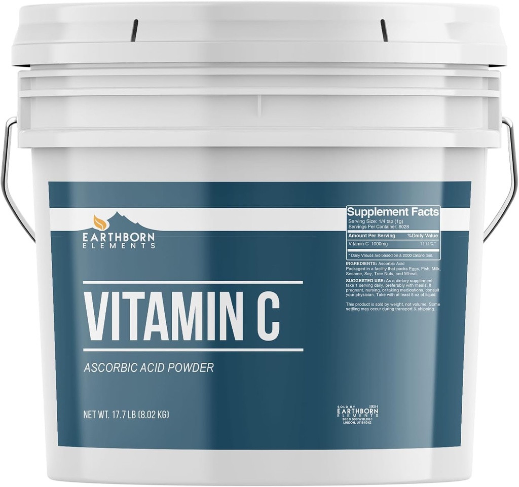Earthborn Elements ויטמין C אבקת (2 Gallon)