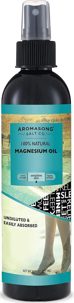 Ultra Pure Magnesium Spray for Sensitive Skin, 8 OZ