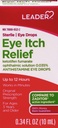 LEADER Sterile Eye טיפות עבור עין Allergy & Itch הקלה, Ketotifen Antihistamine פתרון 0.035%, עובד דקות, עד 12 שעות, תוספת כוח 0.34 oz