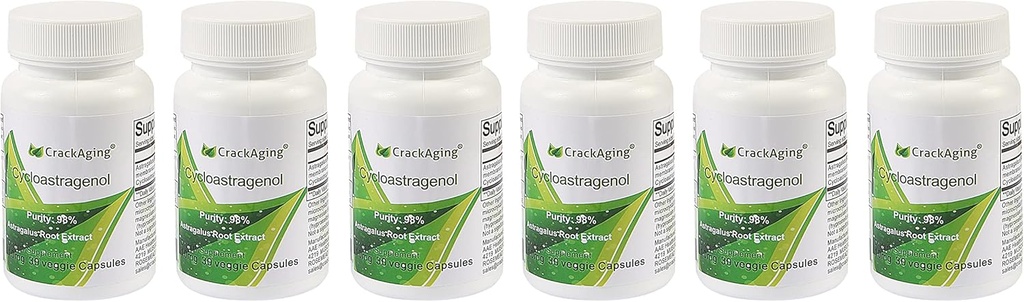 Scracking Super-Absorption Cycloastragenol 98% Anti-Aging & Telomerase Activator תוספים (5mg 180 קפסולות)