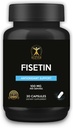 קלבר Lifestyle | Fisetin | Bioflavonoid | Antioxidant Supplement, Anti-Aging Effects, Skin Health, Metabolicהטבות | 30 קפסולות | 100 מ"ג לכל משרת