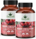 Blood Circulation 600 מ"ג תוסף - 300 קפסולות - עם הותורן, ג'ינג'ר, סוס צ'סטגוז, Butchers Broom, Cayenne, Diosmin