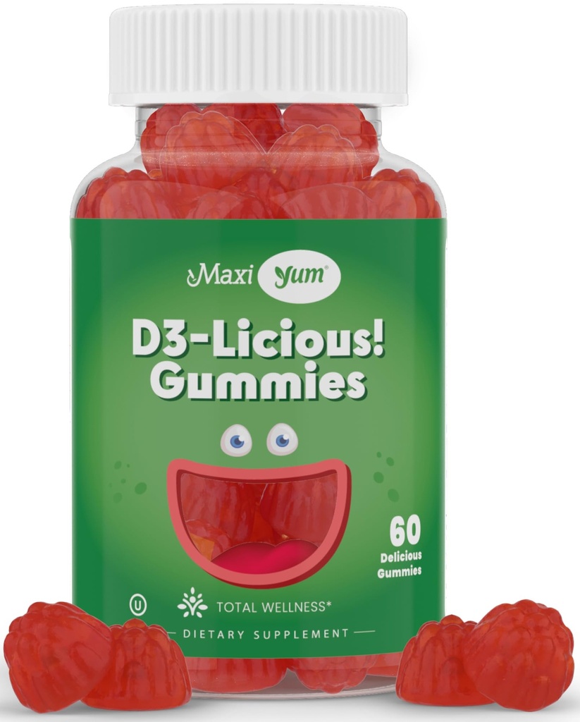 Maxi Health ויטמין D Gummies (60 חניכיים)