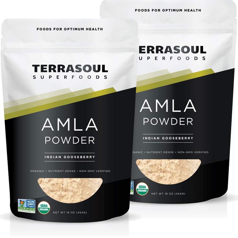 Terrasoul Superfoods אורגני Amla Berry אבקת (Amalaki), 2 Lbs - עשיר ב ויטמין C אנטיחמצן