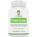 VitaMonk Pterostilbene 150 מ"ג קפסולות No A מלאכותי Fillers - Soy Free Trans-Pterostilbene תוסף אשר מקדם הזדקנות בריאה וארוכותיות - 60 Veggie-Caps - שיפור Resveratrol