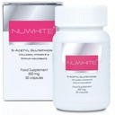 Nu White S-Acetyl Glutathione New Enhanced Formula Skin Whitening 30 קפסולות
