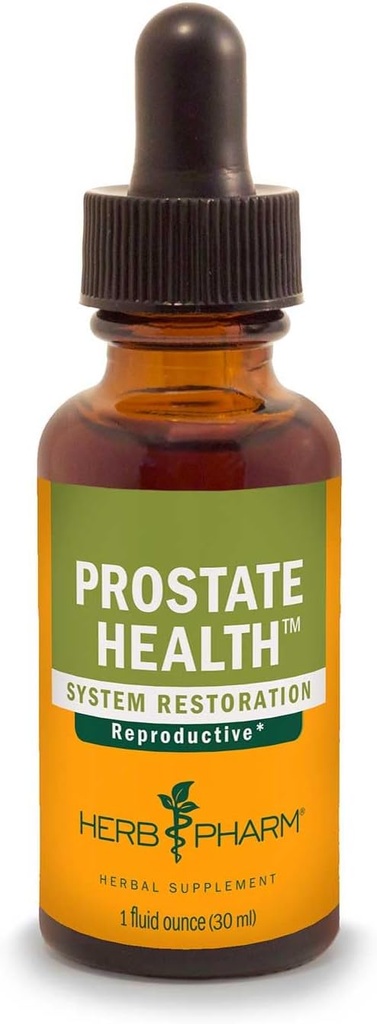 Herb Pharm Prostate Health נוזל פורמולה עם חליפת נוזל Saw Palmetto - 1 Ounce