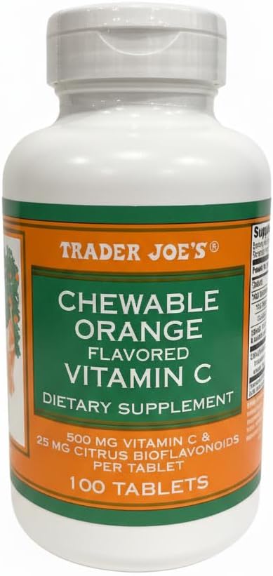 Trader Joe's Chewable Orange Flavored ויטמין C