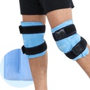 REVIX קרח Wraps for Knee Discomfort, Gel Ice Packs Reusable with Cold Compression, Knee Cold Pack כדי להרגיע שרירים סוררים ופרקים, Plush Cover ו- Hands-Free Application, A Set of Two