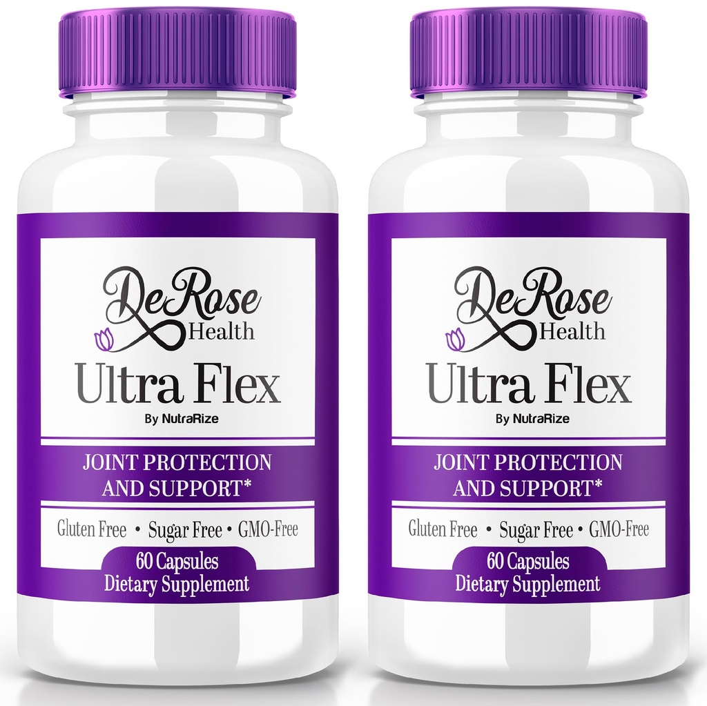 (2 Pack) Ultra Flex כמוסות, תוספת תמיכה משותפת מתקדמת, Ultra Flex Natural Joint Health Formula, Max Power Pills for Joint Wellness and Mobility, UltraFlex ביקורות ויטמינים (120 קפסולות)