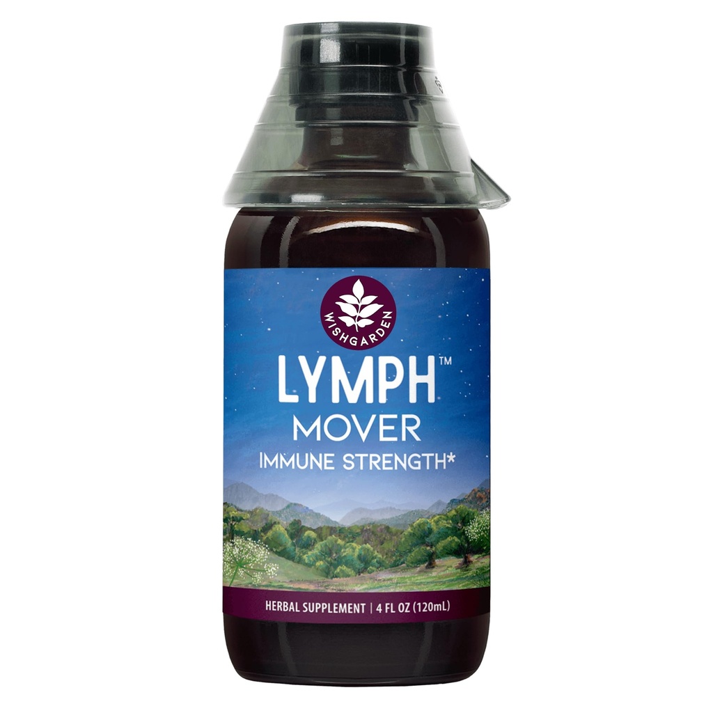 WishGarden Herbs Lymph Mover Immune כוח - Natural Herbal Lymphatic Drainage ו- Lymphatic ניקויse תוספת עם Echinacea עבור Immune תמיכה, תומך בתפקוד מערכת לימפואטי בריא, 4oz