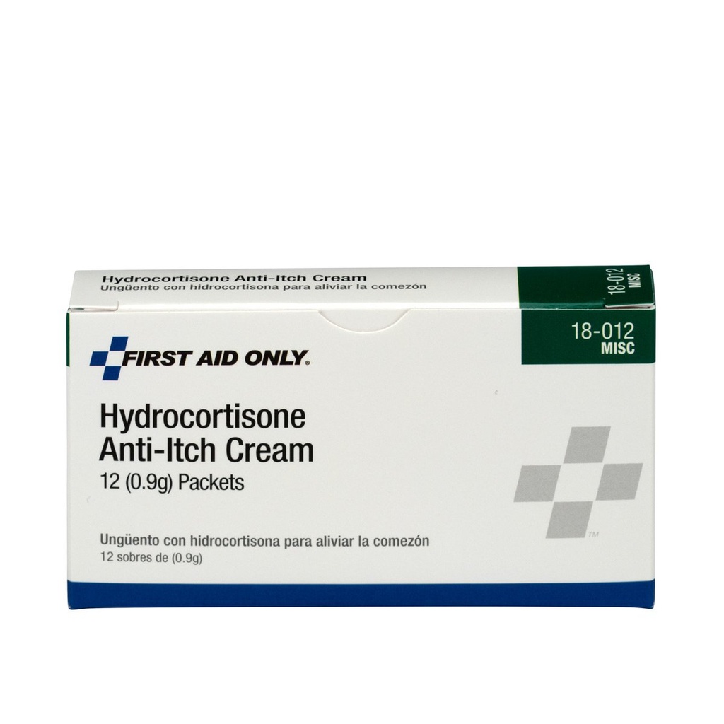 עזרה ראשונה רק 18-012 hydrocortisone Cream Packets, 12 Count