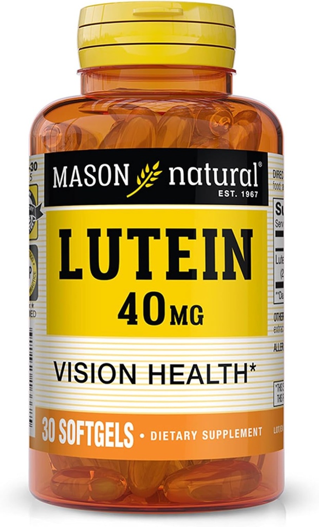 MASON NATURAL Lutein 40 Mg Ultra Power Soft Gels - 30 Ea