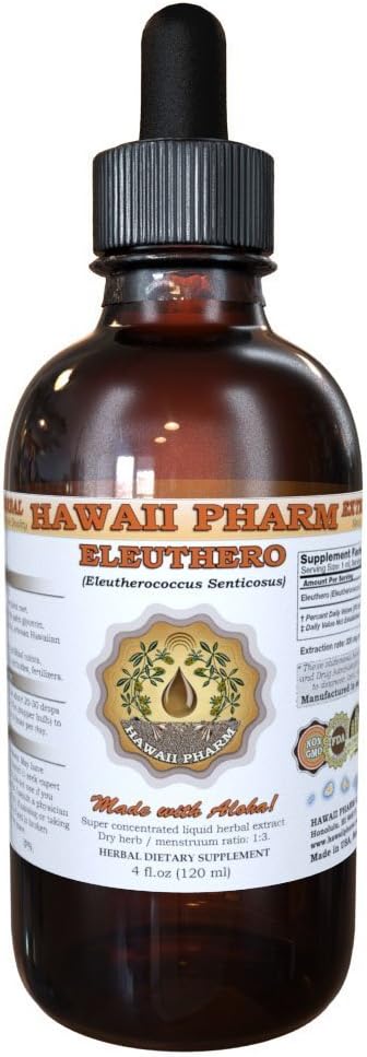 הוואי Pharm Eleuthero (Eleutherococococcus Senticosus) סיביר ג'ינסנג נוזל לחלץ 2 oz