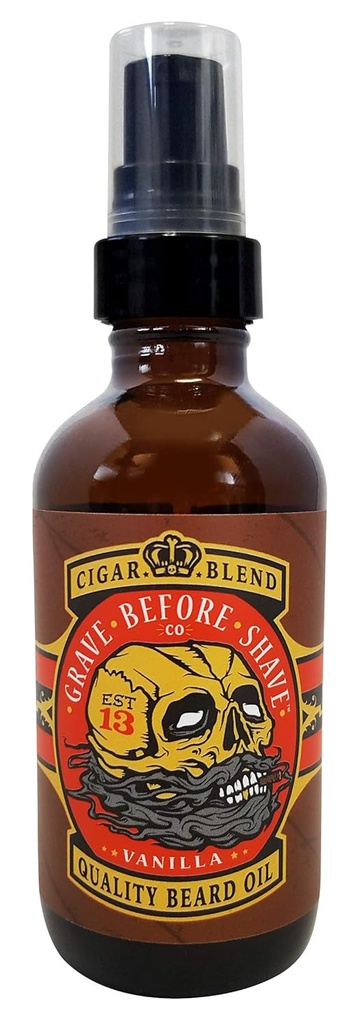 Grave Before Shave Beard Oil (Cigar Band) 4 oz. בקבוק בקבוק
