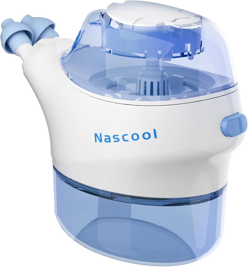 מערכת השקיה נאסל עם 50 חבילות מלח, Electric Neti Pot Nose Cleaner Sinus Rinse Machine for Sinus Relief Nasalungtion Runny Nose