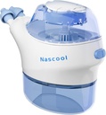 מערכת השקיה נאסל עם 50 חבילות מלח, Electric Neti Pot Nose Cleaner Sinus Rinse Machine for Sinus Relief Nasalungtion Runny Nose
