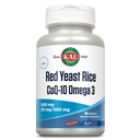 KAL Red Yeast Rice COQ10 אומגה 3, 60 הרוזן
