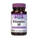 Bluebonnet Nutrition B Complex 50 קפסולות ירקות, Complete Full Spectrum, ויטמין B6, B12, Biotin, Folate, Vegan, Vegetarian, Gluten Free, Soy Free, Milk Free, כשר, 50 קפסולות ירקות