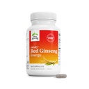 טרי טבעי HRG80 Red גינזנג אנרגיה - תוספת לתמיכה באנרגיה בריאה & פוקוס - תוספת צמחית עם רד ג'ינסנג שורש אבקה - טבליות טבעוניות כדי לסייע התחדשות בריאה - 30 קפסולות