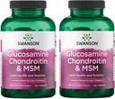 Swanson Glucosamine Chondroitin & גב'm 500/400/200 מיליגרם 120 Tabs (2 Pack)