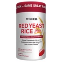 Weider Red Yeast Rice Plus 2Pack עם Phytosterols 1200 מ"ג עבור 2 טבליות (240 טבליות X 2)