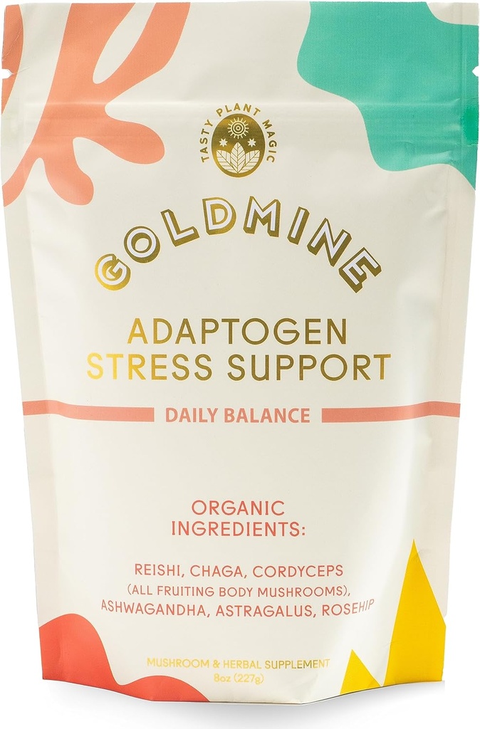 Goldmine Fitogens Superfoods | Reishi אורגני אבקת Mushroom