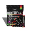 הגדלת פוליקת אלקטרוליטה Stick Packs (Cherry Limeade | 20 Packets) w / 0 Sugar +BCAAs +B-Vitamins Electrolyte תוספת wassium Zinc & Magnesium עבור הידרה - Keto אלקטרוליטטס