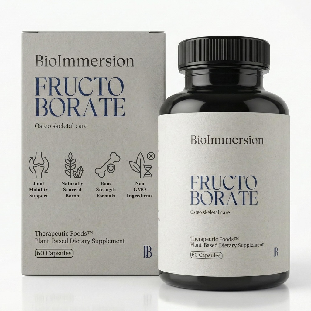 Fructo Borate Complex - תומך ניידות משותפת וכוח העצם, תוספת Boron עבור Inflammation הקלה, 60 קפסולות, non-GMO